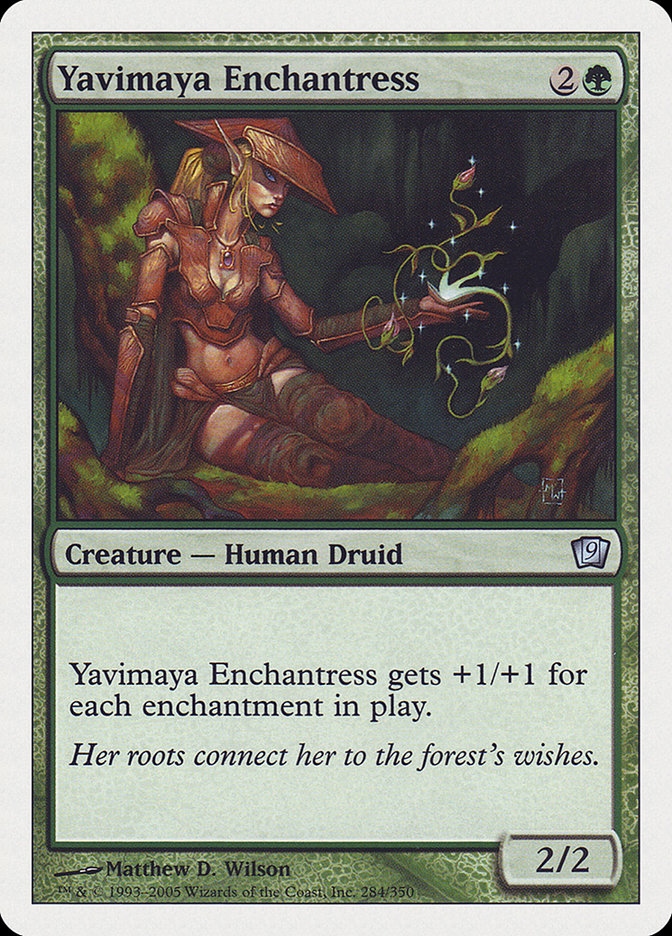 Yavimaya Enchantress [Ninth Edition] | Grognard Games