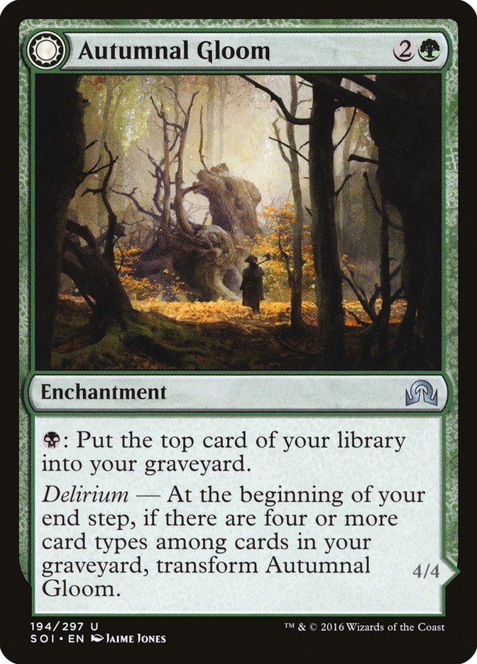 Autumnal Gloom // Ancient of the Equinox [Shadows over Innistrad] | Grognard Games