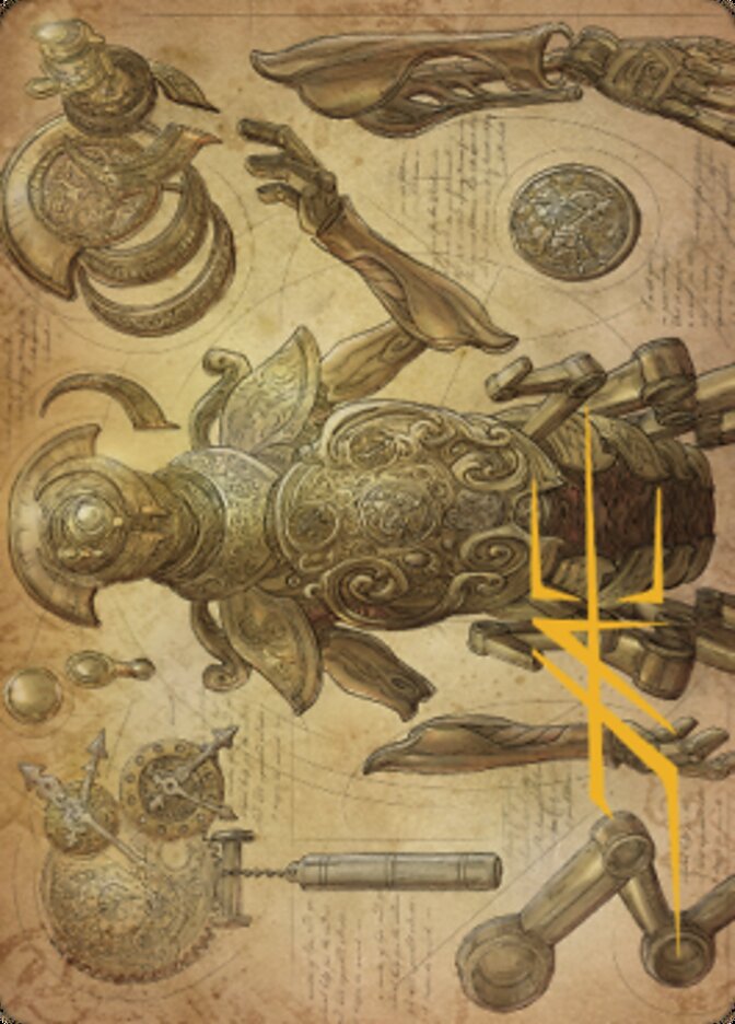 Foundry Inspector Art Card (Gold-Stamped Signature) [The Brothers' War Art Series] | Grognard Games
