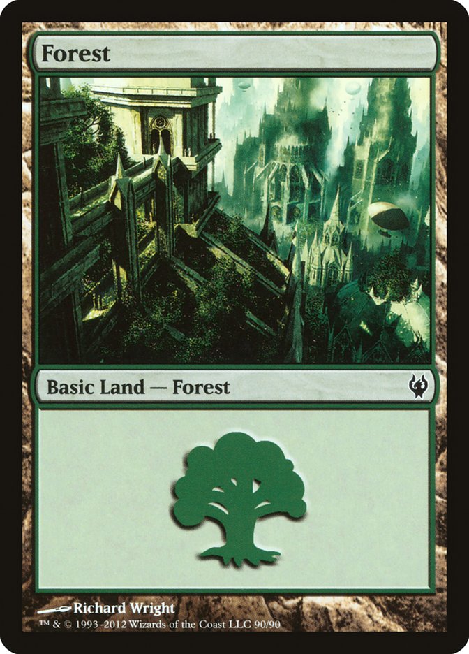 Forest (90) [Duel Decks: Izzet vs. Golgari] | Grognard Games