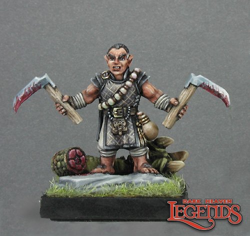 Reaper Legends 02709 Biff, Halfling Monk | Grognard Games