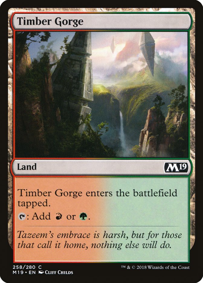 Timber Gorge [Core Set 2019] | Grognard Games