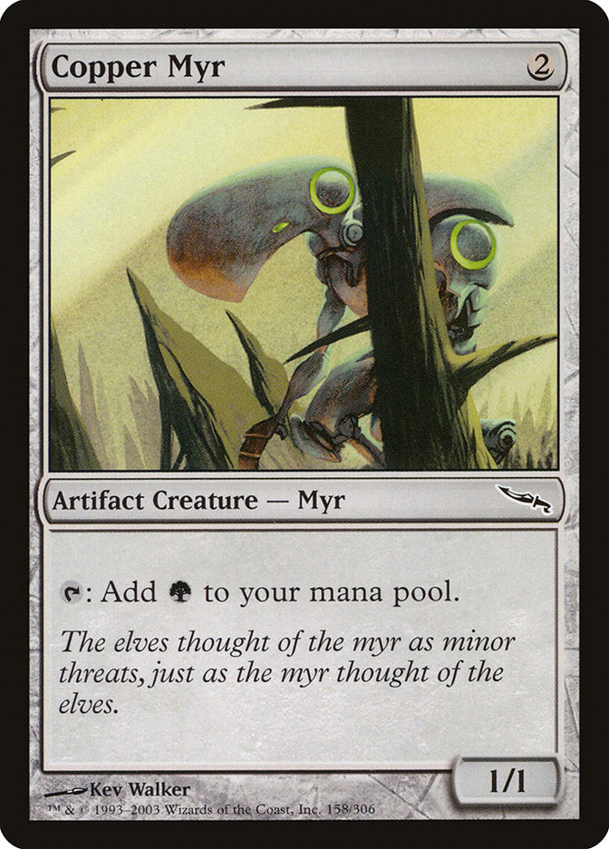 Copper Myr [Mirrodin] | Grognard Games