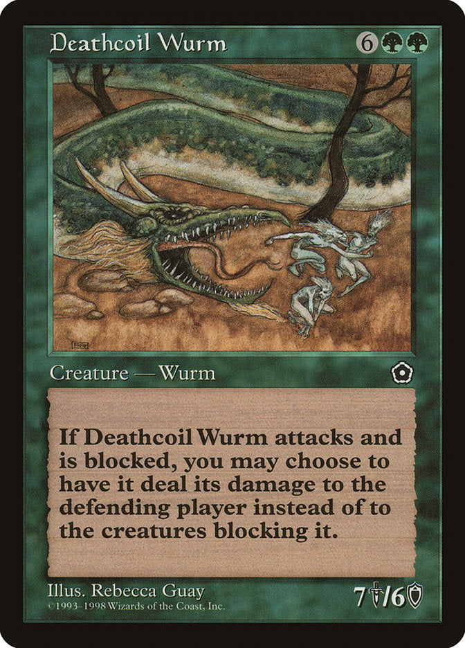 Deathcoil Wurm [Portal Second Age] | Grognard Games