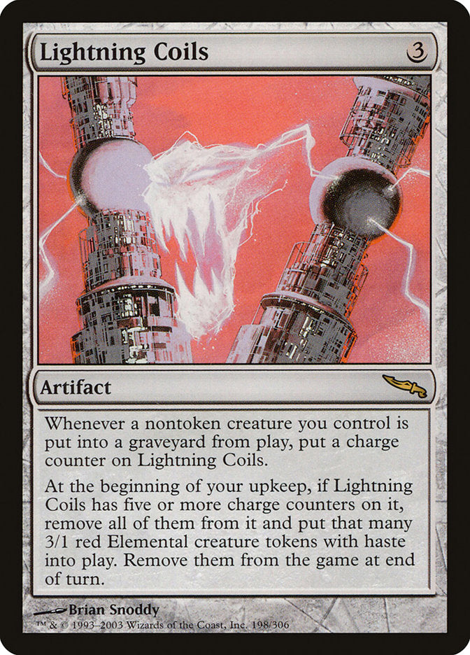 Lightning Coils [Mirrodin] | Grognard Games