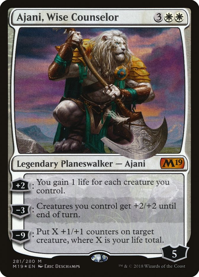 Ajani, Wise Counselor [Core Set 2019] | Grognard Games