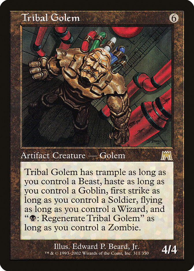 Tribal Golem [Onslaught] | Grognard Games