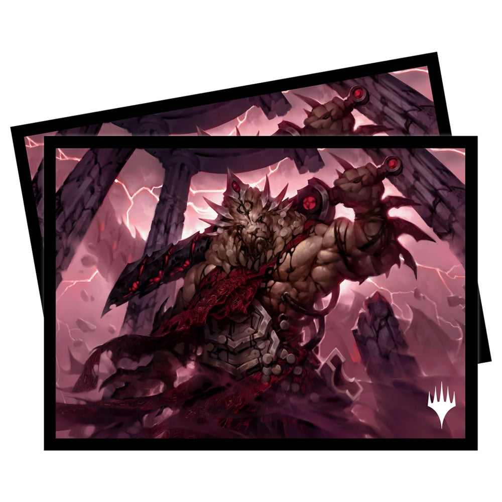 March of the Marchine Brimaz, Blight of Oreskos Standard Deck Protector Sleeves (100ct) for Magic: The Gathering | Grognard Games