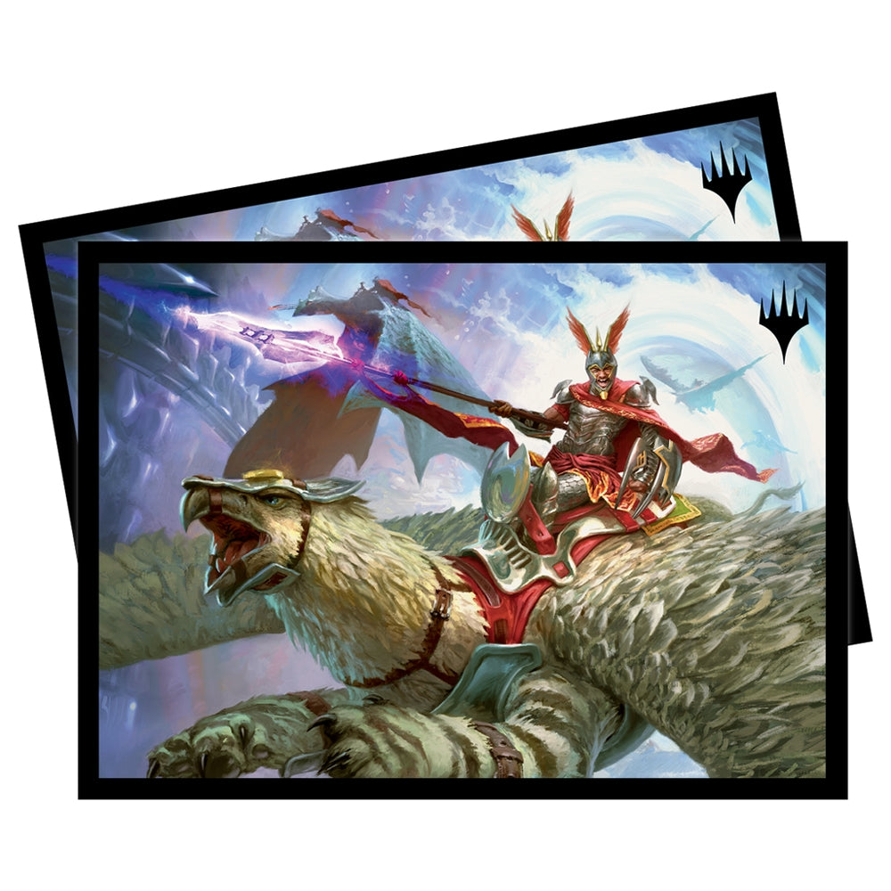 March of the Marchine Sidar Jabari of Zhalfir Standard Deck Protector Sleeves (100ct) for Magic: The Gathering | Grognard Games