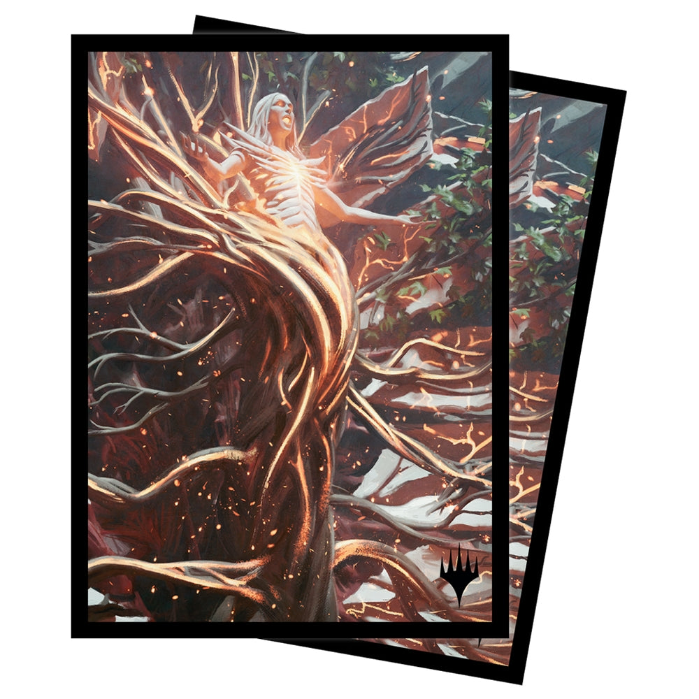 March of the Marchine Wrenn and Realmbreaker Standard Deck Protector Sleeves (100ct) for Magic: The Gathering | Grognard Games