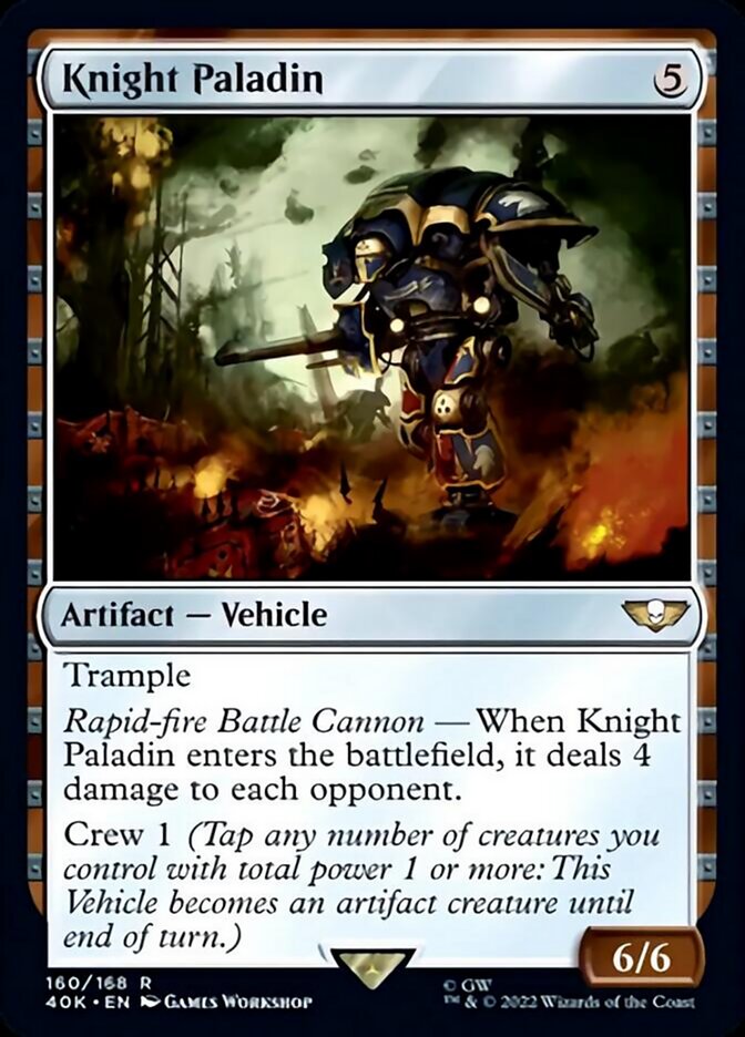 Knight Paladin (Surge Foil) [Universes Beyond: Warhammer 40,000] | Grognard Games