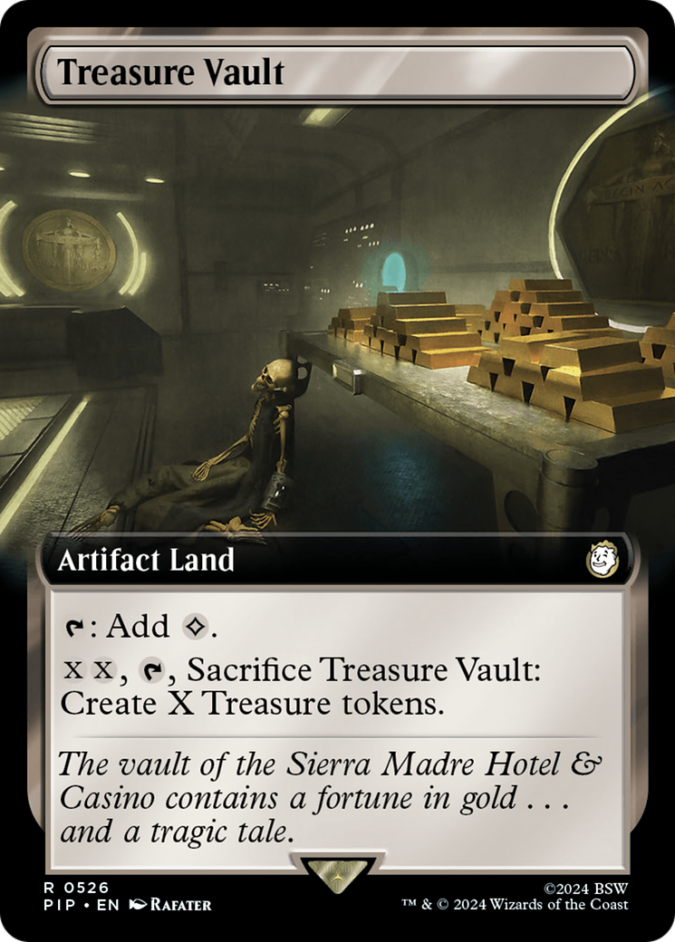 Treasure Vault (Extended Art) [Fallout] | Grognard Games