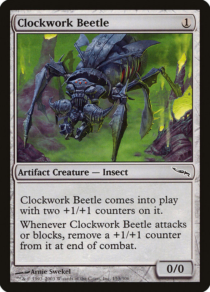 Clockwork Beetle [Mirrodin] | Grognard Games