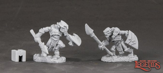 Reaper 03850 Armored Goblin Spearmen (2) | Grognard Games