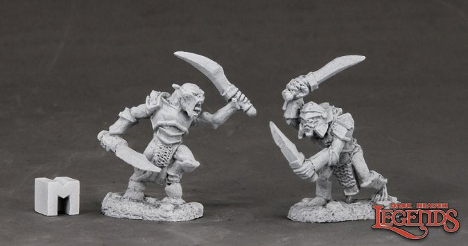 Dark Heaven Legends 03851 Armored Goblin Swordsmen (2) | Grognard Games