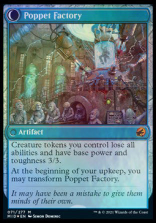 Poppet Stitcher // Poppet Factory [Innistrad: Midnight Hunt Prerelease Promos] | Grognard Games
