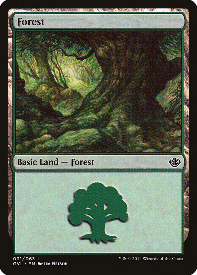 Forest (31) (Garruk vs. Liliana) [Duel Decks Anthology] | Grognard Games