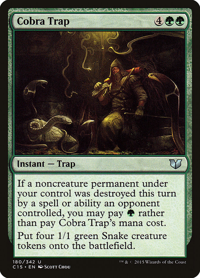 Cobra Trap [Commander 2015] | Grognard Games