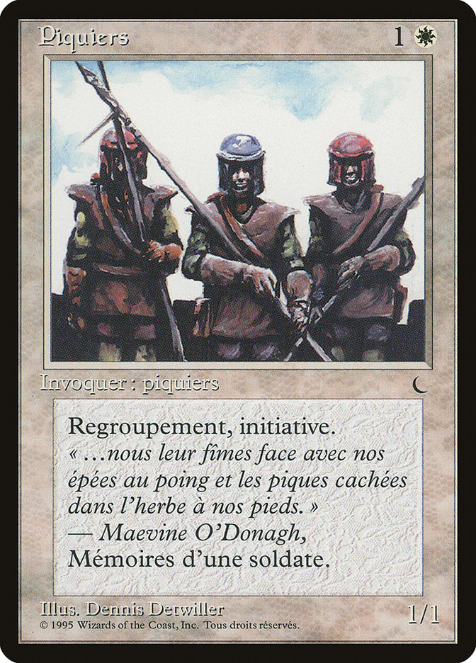 Pikemen (French) - "Piquiers" [Renaissance] | Grognard Games