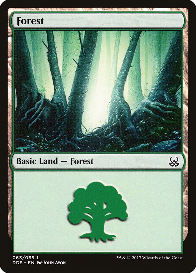 Forest (63) [Duel Decks: Mind vs. Might] | Grognard Games