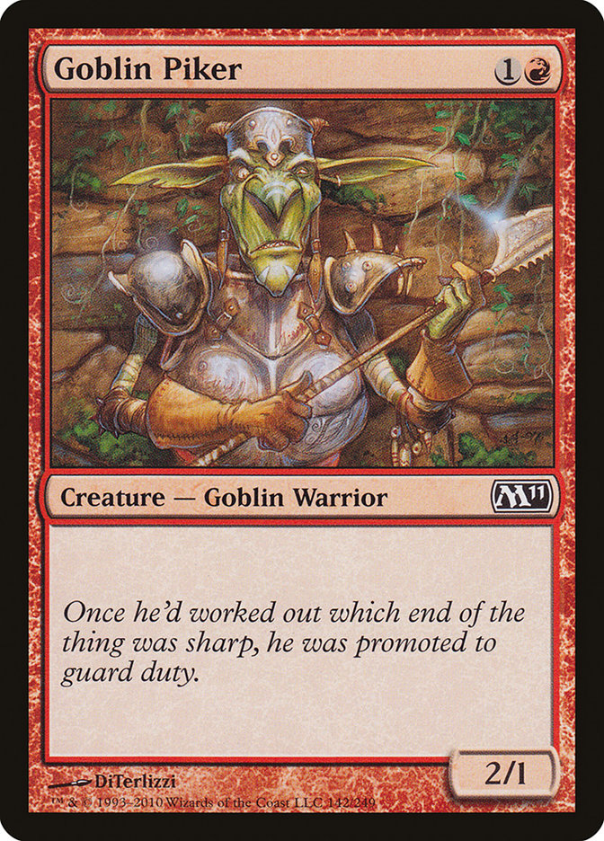 Goblin Piker [Magic 2011] | Grognard Games