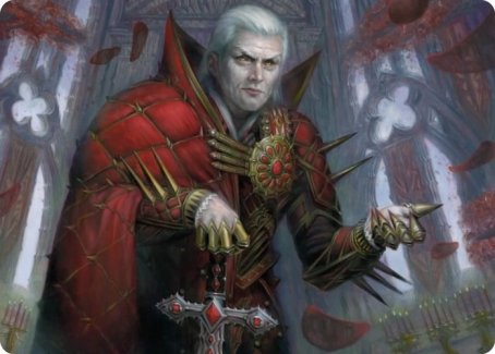 Edgar, Charmed Groom 1 Art Card [Innistrad: Crimson Vow Art Series] | Grognard Games