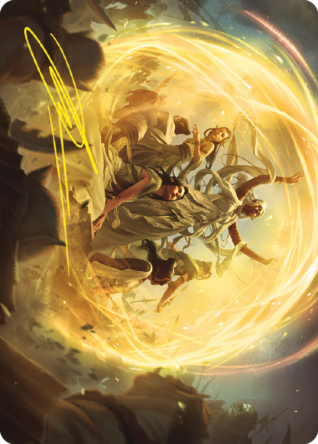 Heroic Intervention Art Card (Gold-Stamped Signature) [The Lord of the Rings: Tales of Middle-earth Art Series] | Grognard Games