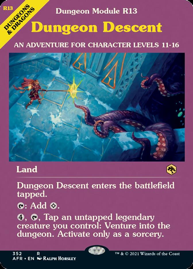 Dungeon Descent (Dungeon Module) [Dungeons & Dragons: Adventures in the Forgotten Realms] | Grognard Games