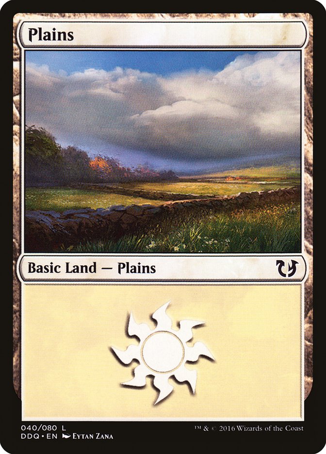 Plains (40) [Duel Decks: Blessed vs. Cursed] | Grognard Games