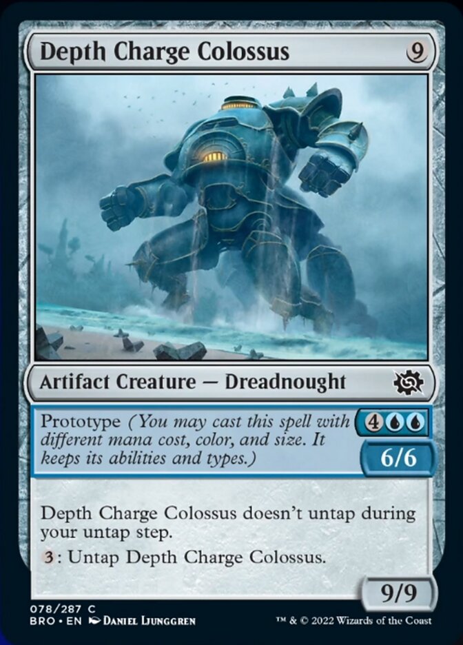 Depth Charge Colossus [The Brothers' War] | Grognard Games