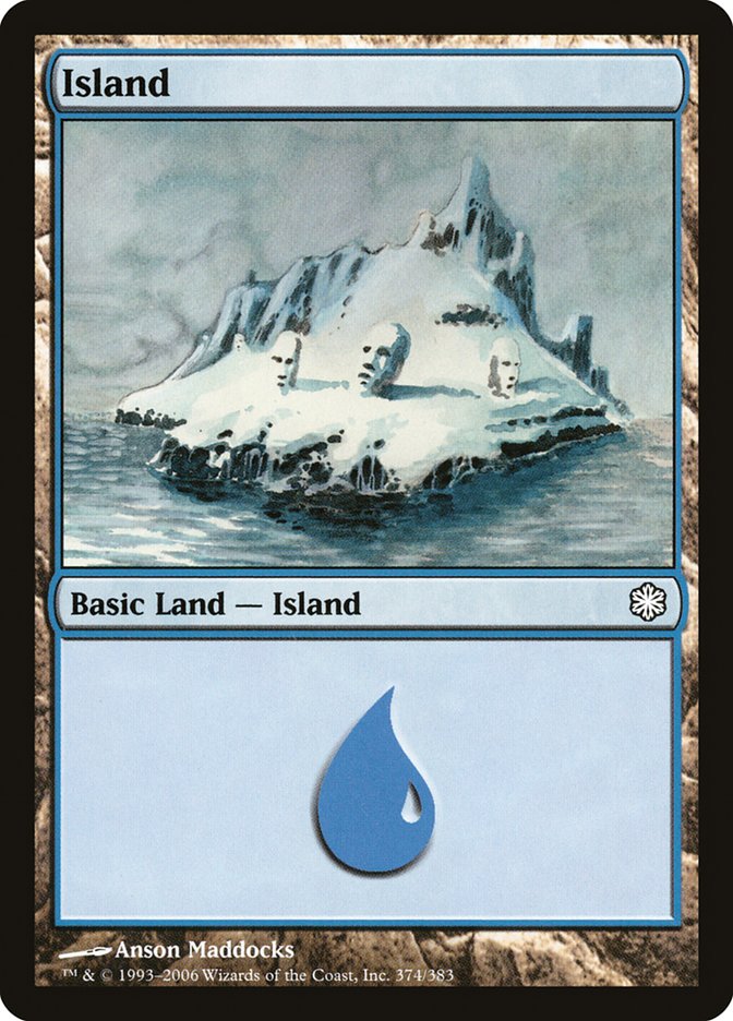 Island (374) [Coldsnap Theme Decks] | Grognard Games