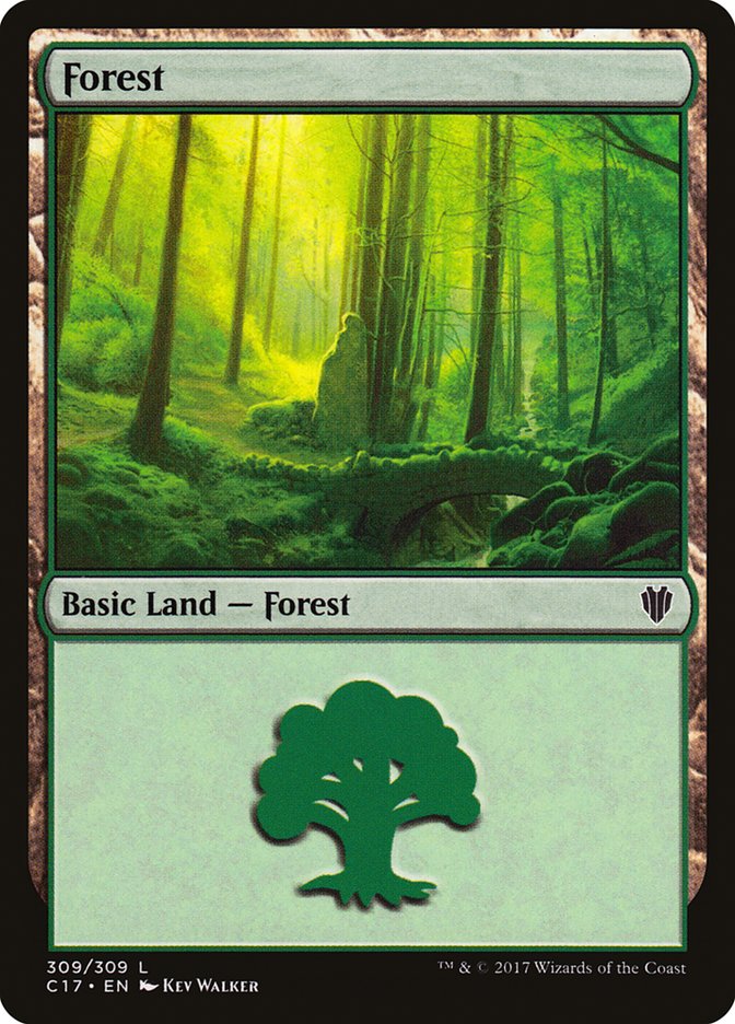 Forest (309) [Commander 2017] | Grognard Games