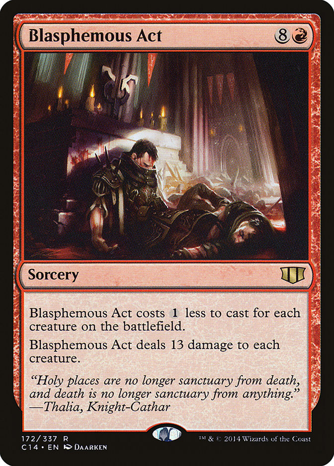 Blasphemous Act [Commander 2014] | Grognard Games