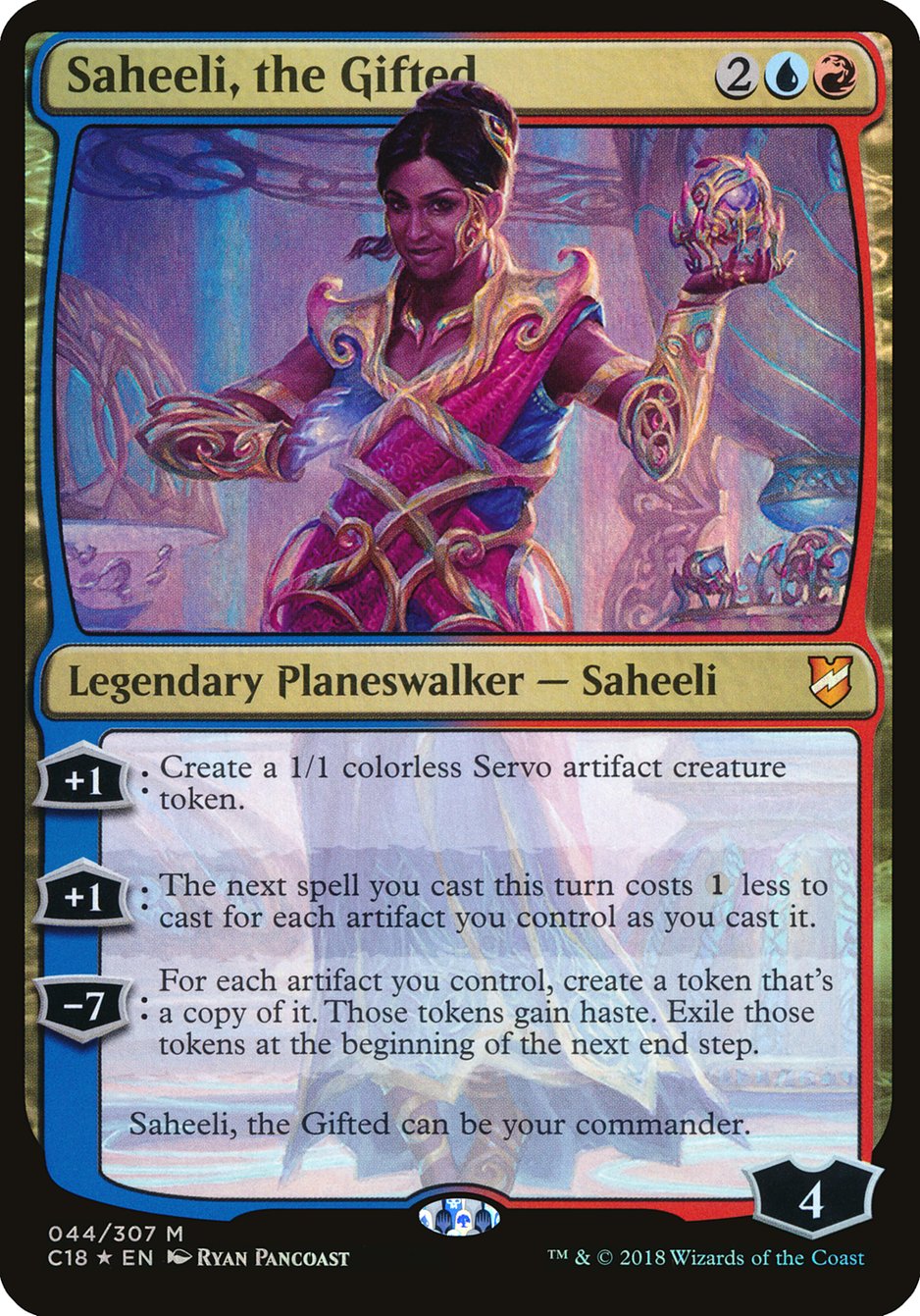 Saheeli, the Gifted (Oversized) [Commander 2018 Oversized] | Grognard Games