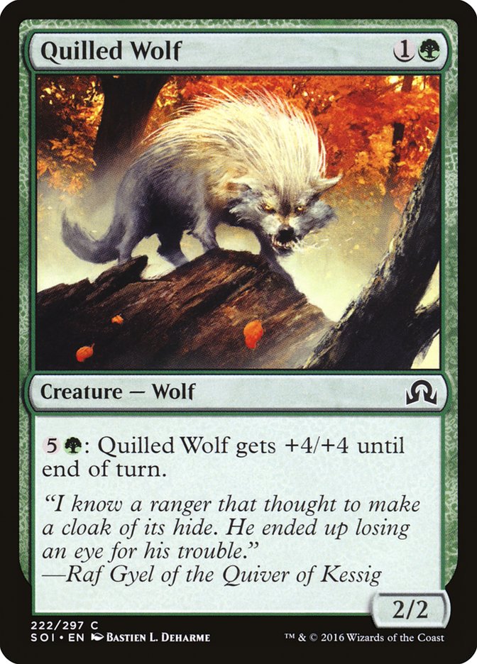 Quilled Wolf [Shadows over Innistrad] | Grognard Games