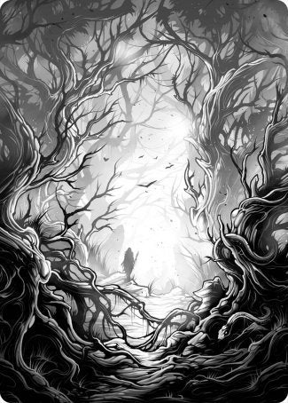 Forest 1 Art Card [Innistrad: Midnight Hunt Art Series] | Grognard Games