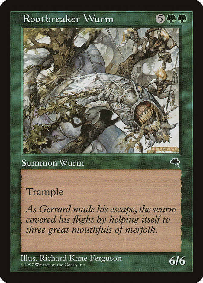 Rootbreaker Wurm [Tempest] | Grognard Games