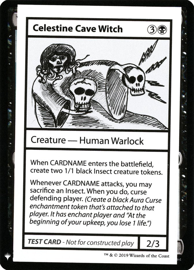 Celestine Cave Witch [Mystery Booster Playtest Cards] | Grognard Games