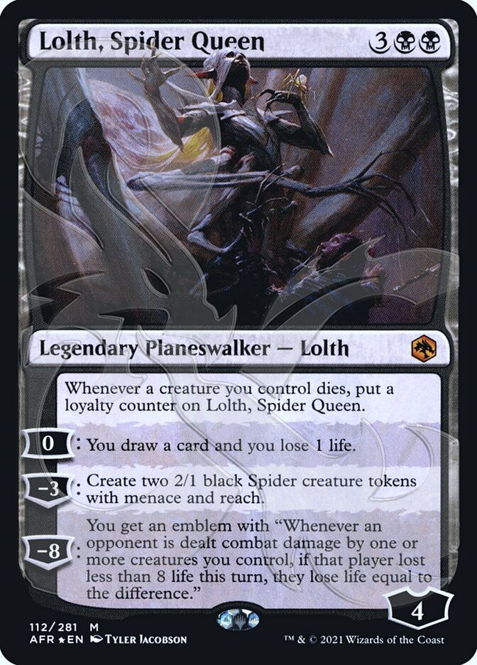 Lolth, Spider Queen (Ampersand Promo) [Dungeons & Dragons: Adventures in the Forgotten Realms Promos] | Grognard Games