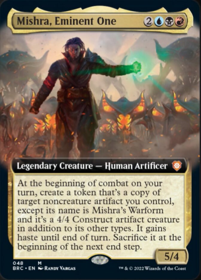 Mishra, Eminent One (Extended Art) [The Brothers' War Commander] | Grognard Games