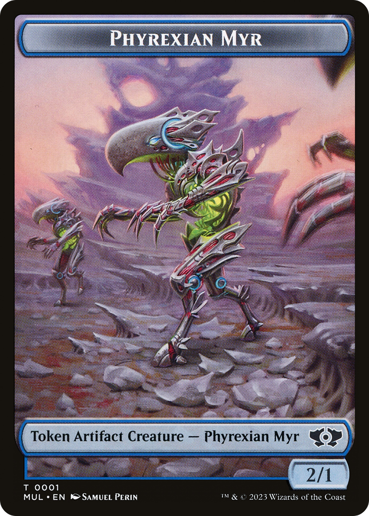 Phyrexian Myr // Phyrexian Hydra (11) Double-Sided Token [March of the Machine Tokens] | Grognard Games