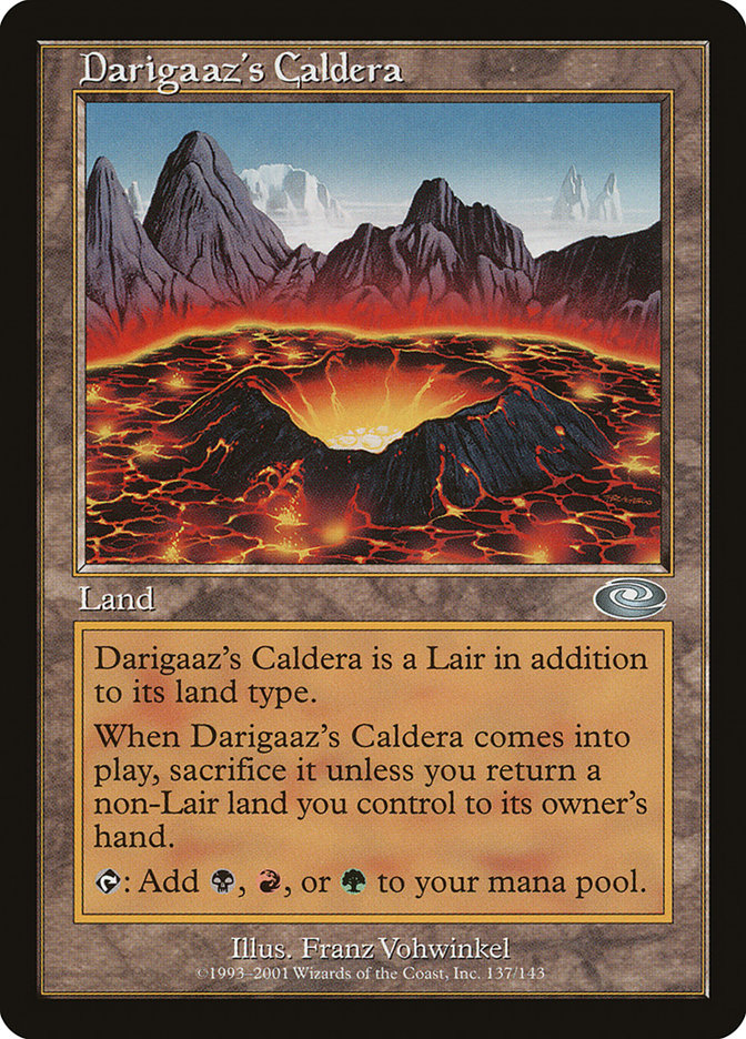 Darigaaz's Caldera [Planeshift] | Grognard Games