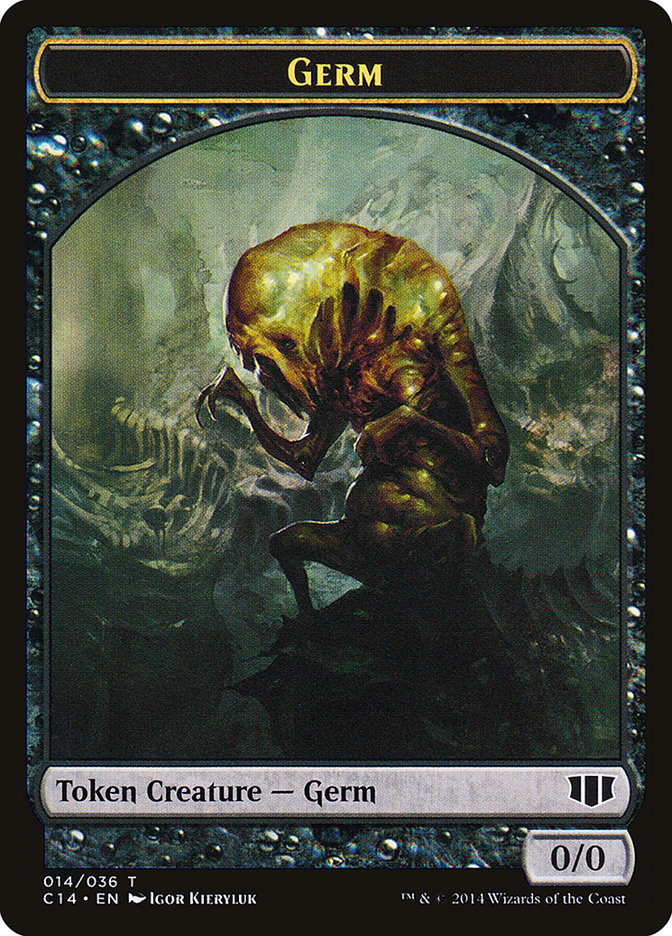 Stoneforged Blade // Germ Double-sided Token [Commander 2014 Tokens] | Grognard Games