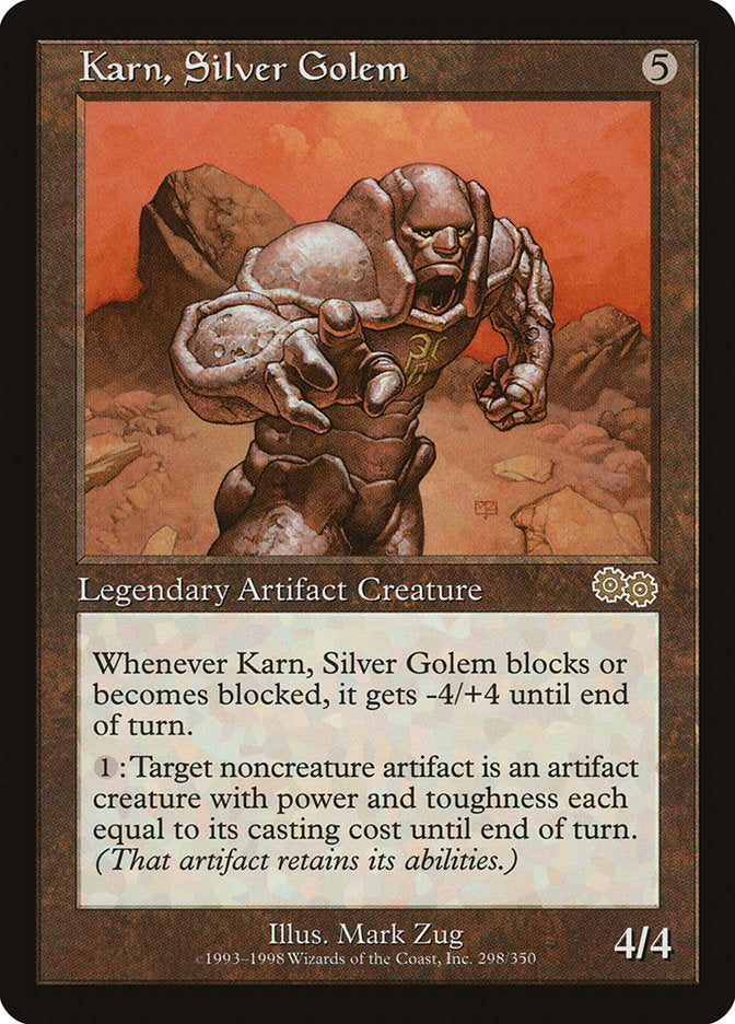 Karn, Silver Golem [Urza's Saga] | Grognard Games