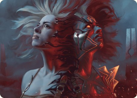 Thrill of Possibility Art Card [Phyrexia: All Will Be One Art Series] | Grognard Games