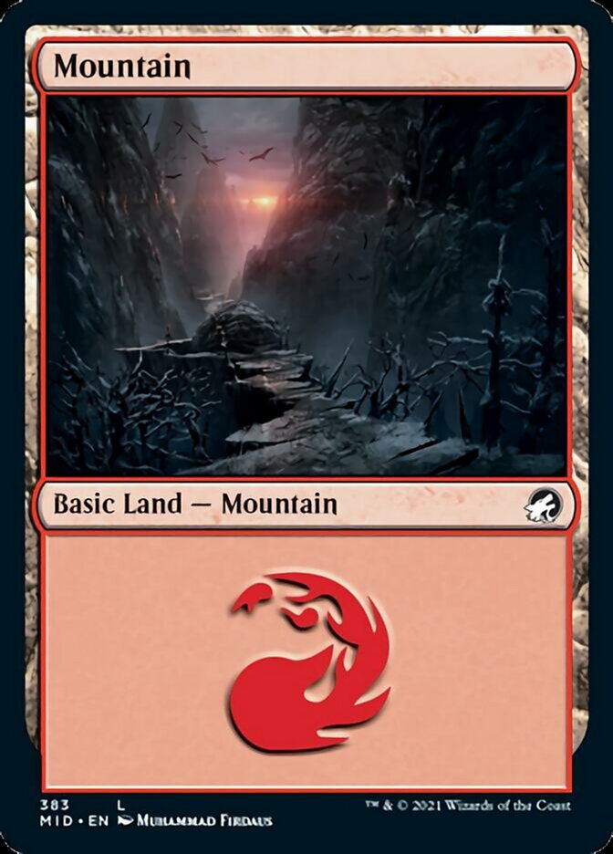 Mountain (383) [Innistrad: Midnight Hunt] | Grognard Games