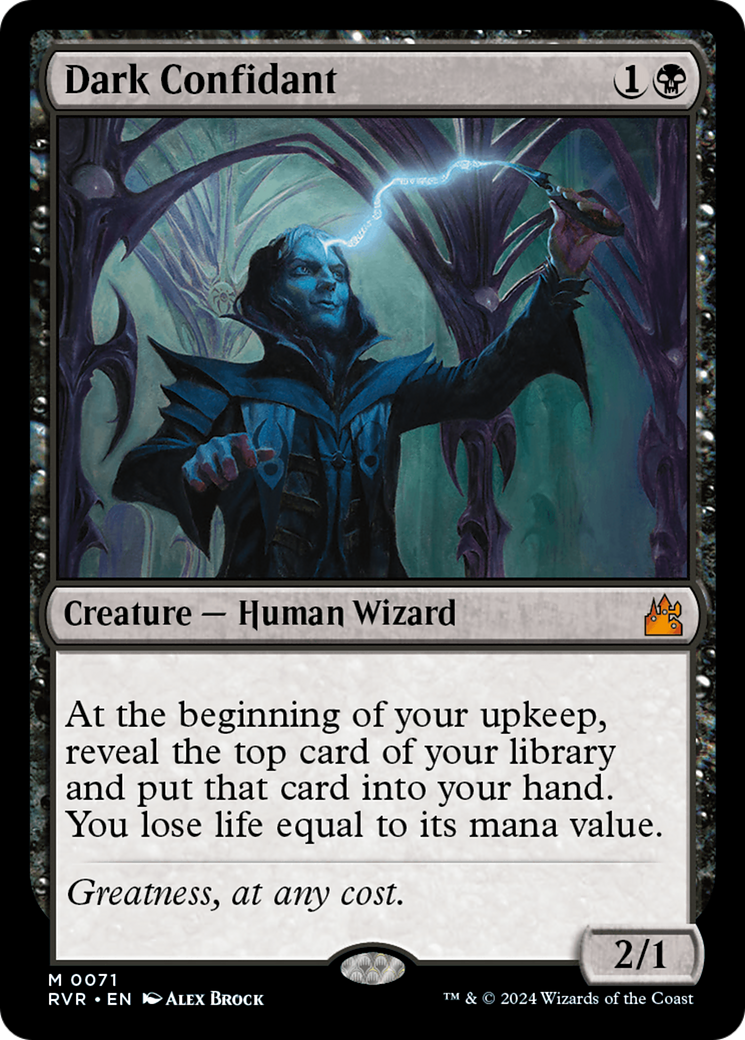 Dark Confidant [Ravnica Remastered] | Grognard Games