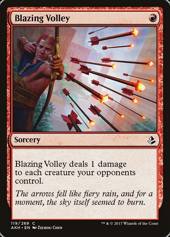 Blazing Volley [Amonkhet] | Grognard Games