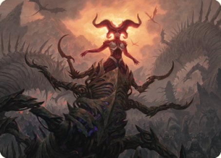 Sheoldred, the Apocalypse Art Card [Dominaria United Art Series] | Grognard Games