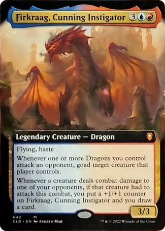 Firkraag, Cunning Instigator (Extended Art) [Commander Legends: Battle for Baldur's Gate] | Grognard Games